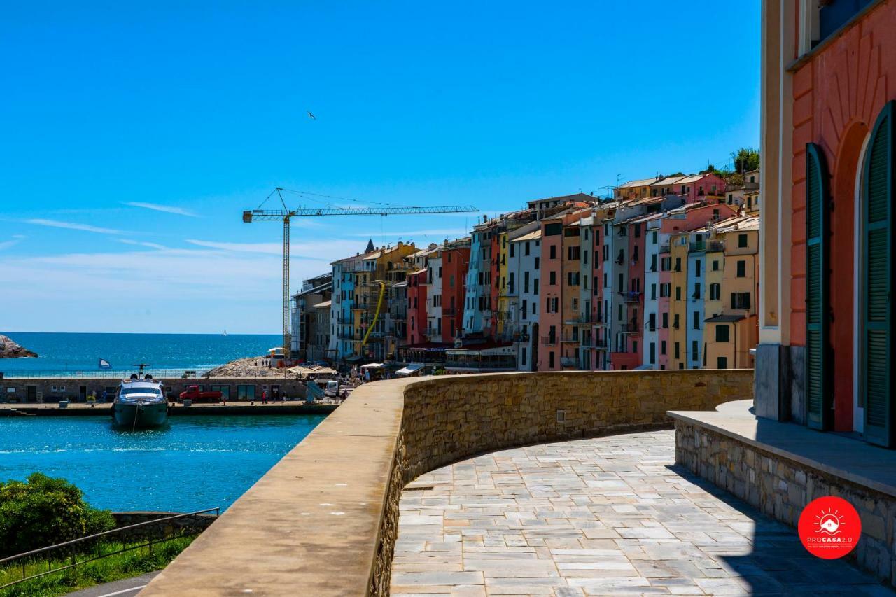 La Casa Dagli Occhi Blu Lägenhet Porto Venere Exteriör bild